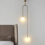 Metal pendant light LED for modern homes decor