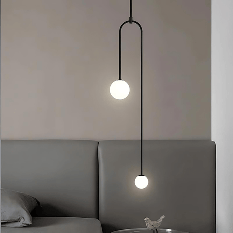 Marielle pendant lamp painted metal finish close-up