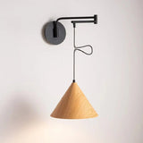 Metal Finish Swing-Arm Wall Lamp Design Detail | OroDwell