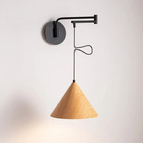 Metal Finish Swing-Arm Wall Lamp Design Detail | OroDwell