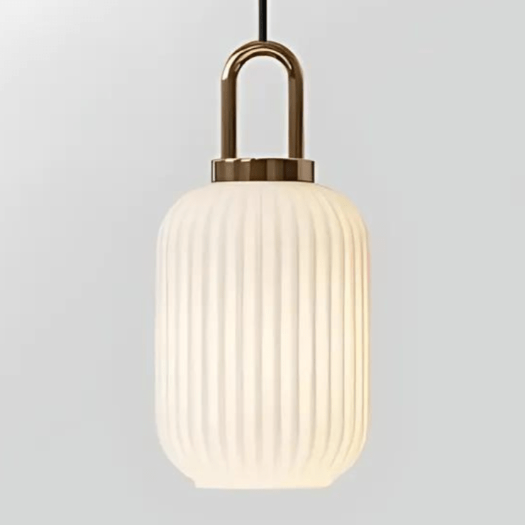 Glass Stone Pendant Light Medium Size Configuration