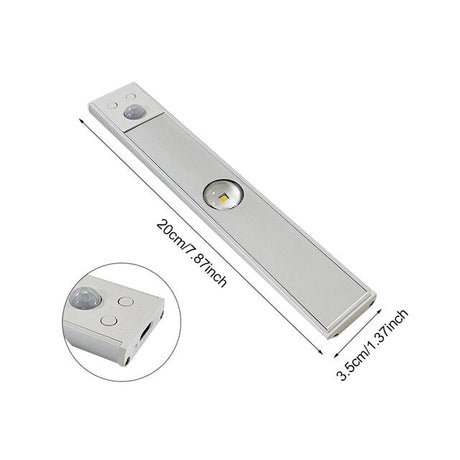 Motion sensor LED light dimensions reference