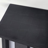 The solar cell set into the top of the solar version, seen close