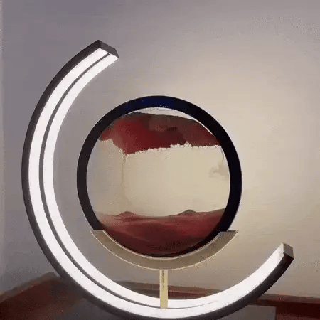 Hourglass Sands Metal Desk Lamp for modern homes | OroDwell