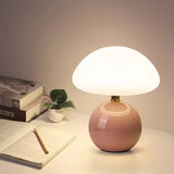 Ceramic table lamp adjustable color temperature detail