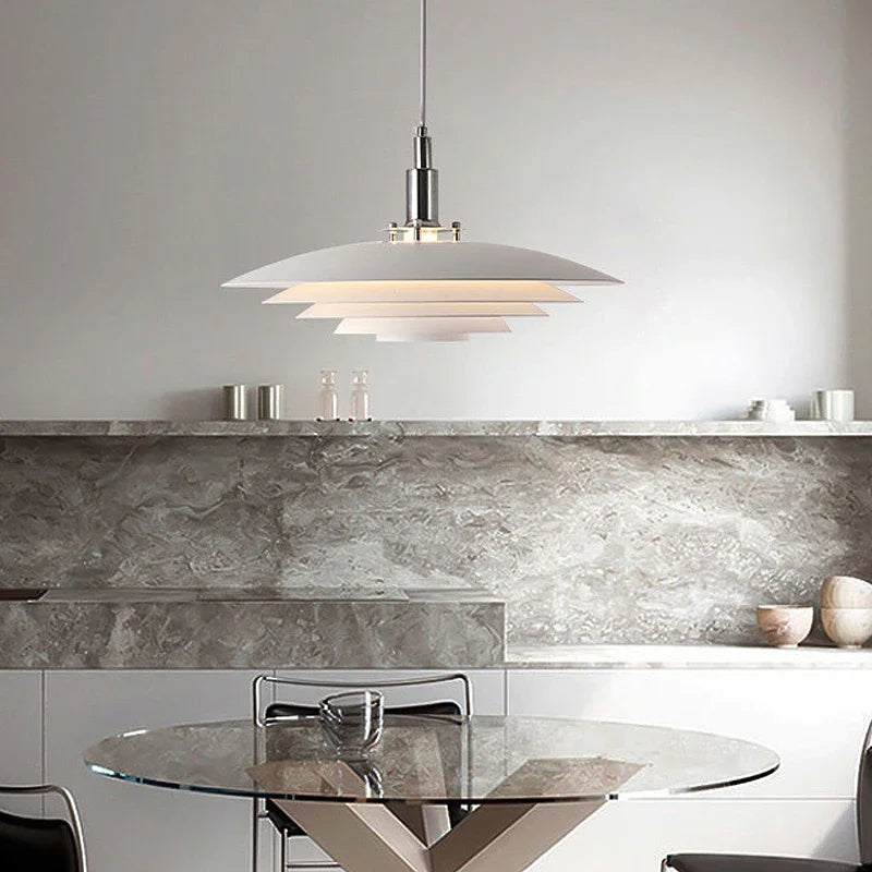 Sculptural pendant lamp for Scandinavian decor