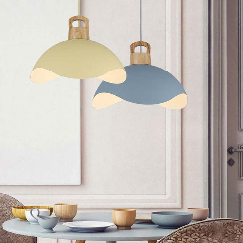 Black Metal Pendant Lamp for Dining Room Lighting