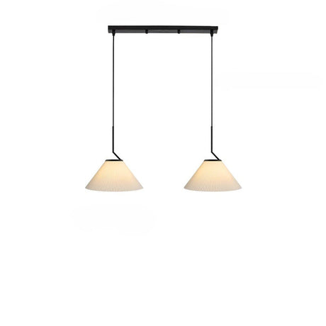 Pendant Light In Cream Fabric Finish - OroDwell
