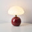Lyvara cream mushroom table lamp full view