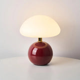 Lumora Cream Mushroom Lamp for Living Room