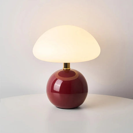 Lumora Cream Mushroom Lamp for Living Room