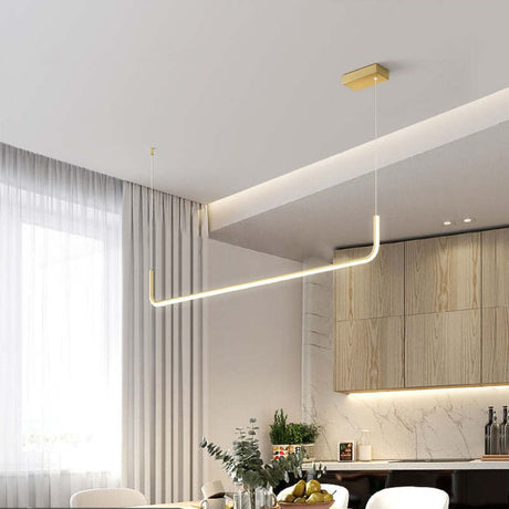 Metal pendant lamp for dining room accent decor