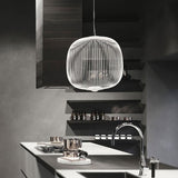 Iron Spoke Pendant Light Large Size