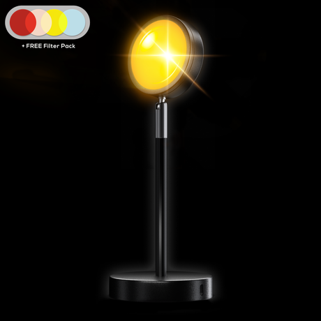 Sunset-inspired mood lamp for living room ambiance