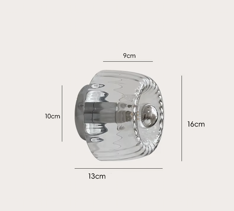 Wall mounted wall sconce for bedroom