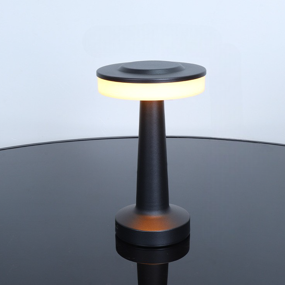 White Table Lamp LED Warm Ambient Glow for Bedroom