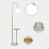 The lamp shown with the separate tray tops and bases offered for the model