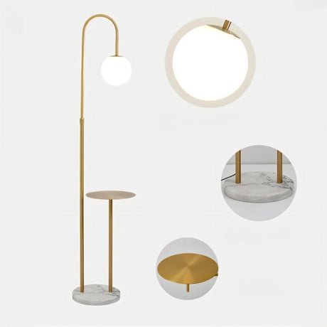 The lamp shown with the separate tray tops and bases offered for the model