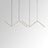 Solenne Geometric Triangle Chandelier for Living Room