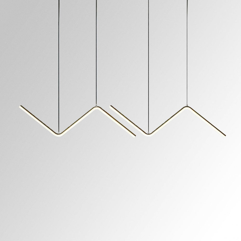 Geometric Triangle Chandelier for Living Room