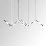 Solenne Geometric Triangle Chandelier for Living Room