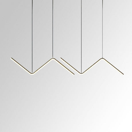 Solenne Geometric Triangle Chandelier for Living Room