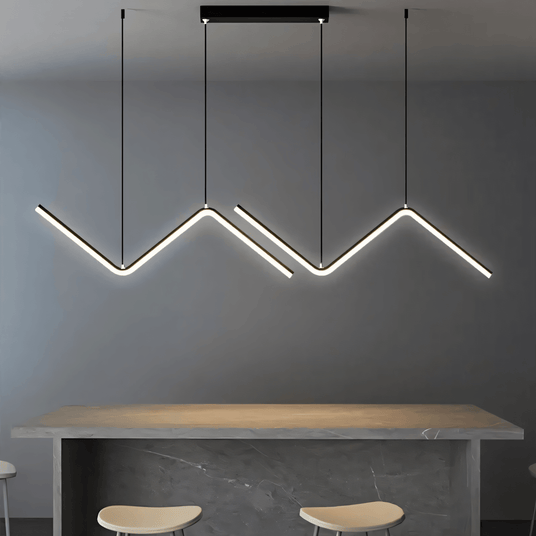 Chandelier - Interlocking Triangle Design Detail