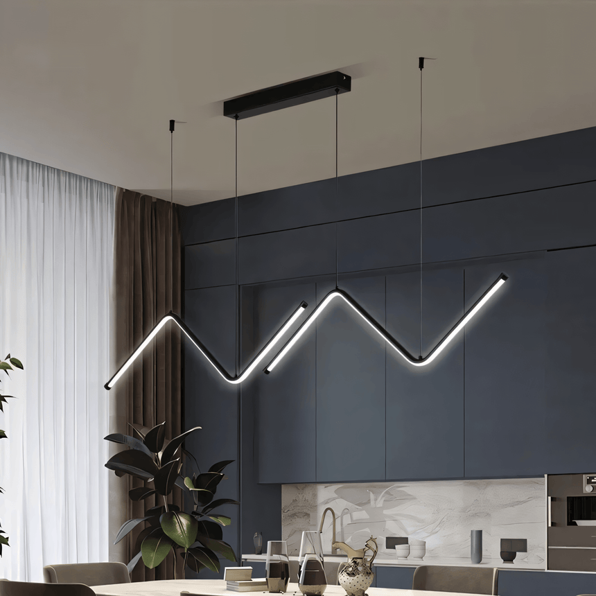 Solenne Chandelier - Sculptural Light Fixture Detail
