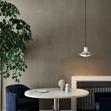 Aluminum Pendant Light E27 Bulb Configuration Close-Up - OpalDwell