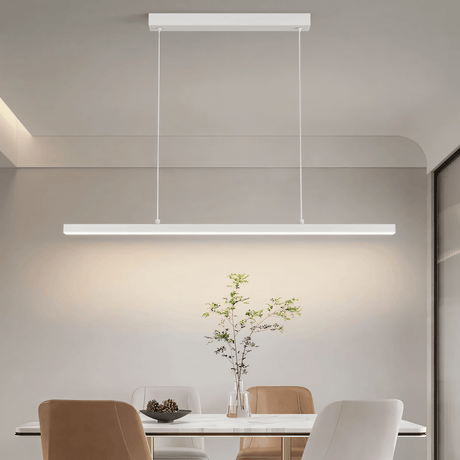 Minimalist chandelier fixture for dining room