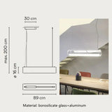 Style B at 63 cm drawn vertical with the 16 cm diameter and cord marked