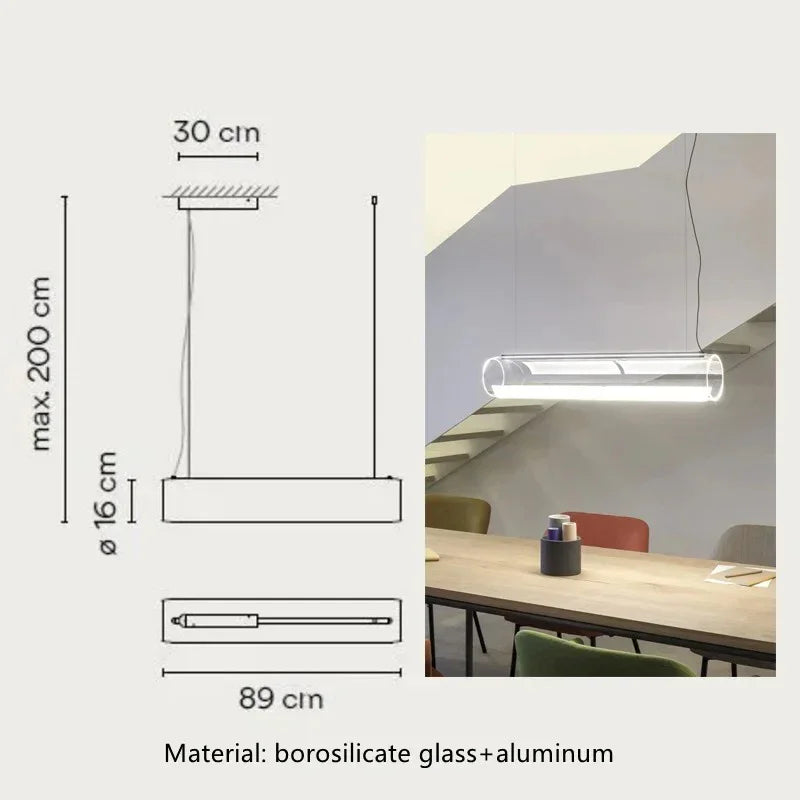 Style B at 63 cm drawn vertical with the 16 cm diameter and cord marked
