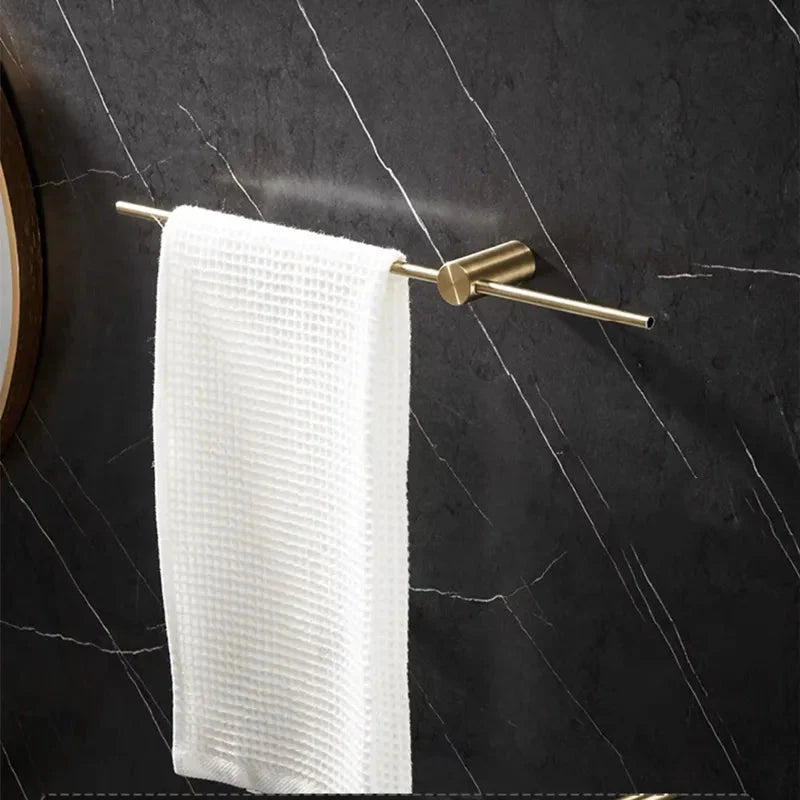 Stainless steel towel bar - durable metal construction