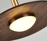 Wood Pendant Light Natural Wood Shade Detail