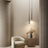Drop pendant light adjustable LED fixture