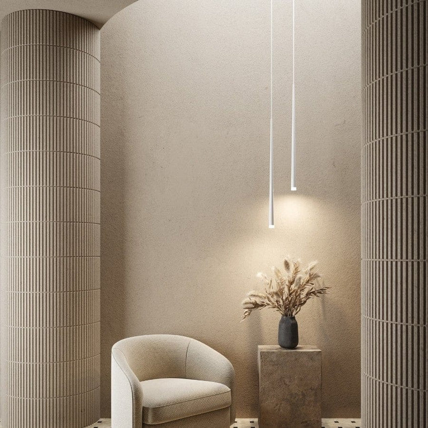 Teardrop shape pendant light for dining room