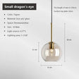The smallest shade drawn at 15 cm wide and 30 cm tall with its cord length