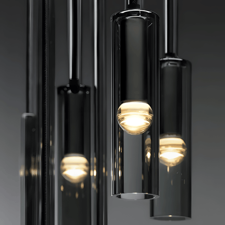 Smoky Glass Shade Close Detail
