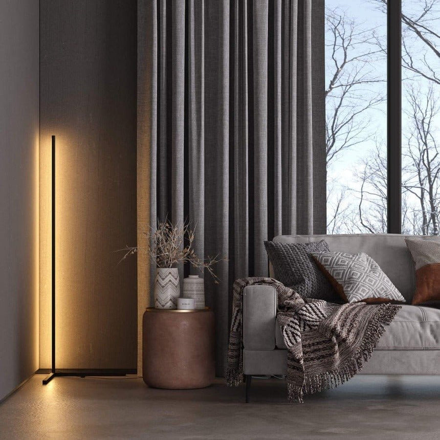 LED Floor Lamp for Small Spaces Compact Design