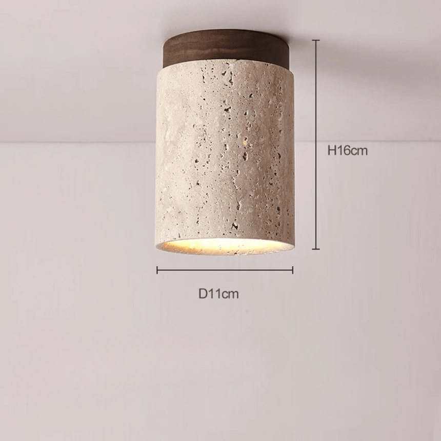 Satori Lamp Tactile Stone Finish Accent