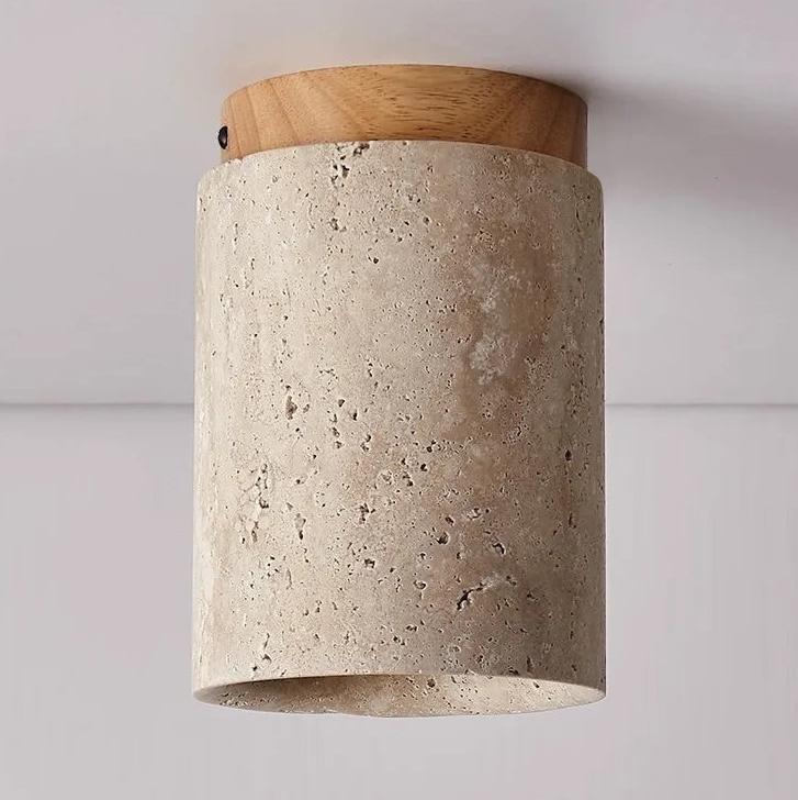 Stone Pendant Light for Hallway Ambient Glow