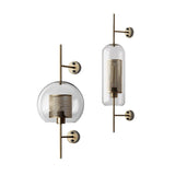 Glass Wall Sconce for hallway