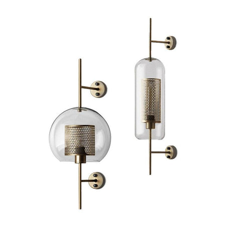 Glass Wall Sconce for hallway