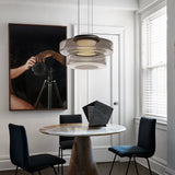 Bauhaus Pendant Light Amber Glass Color Option