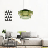 Asteron Pendant Light Installed Above Dining Table