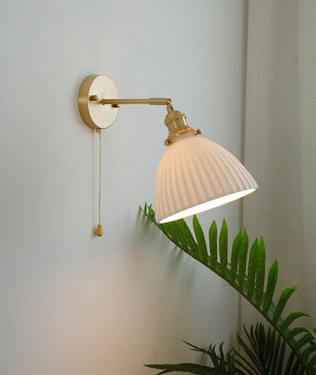 Handmade wall sconce for hallway