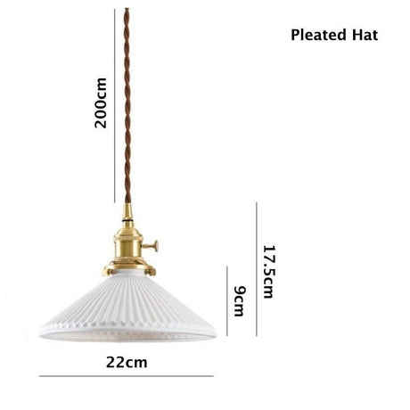 Ceramic Pendant Light for Cafe Decor