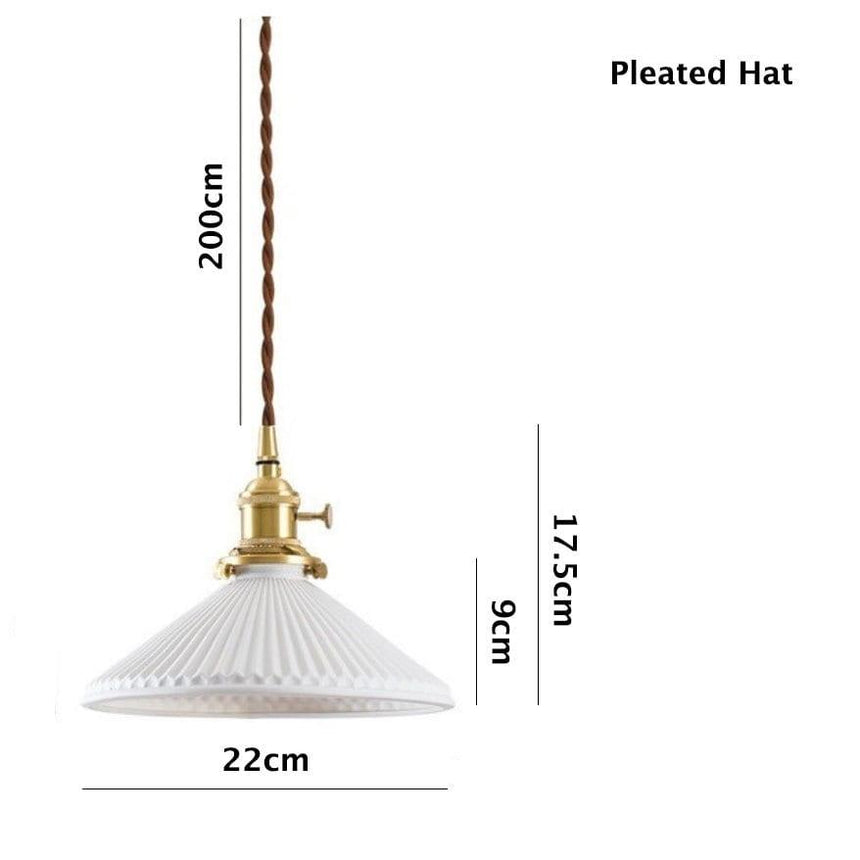 Ceramic Pendant Light for Cafe Decor