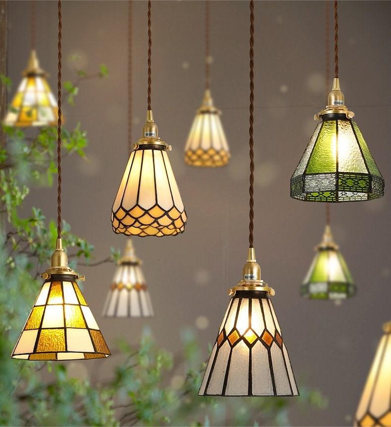 Glass pendant light LED for modern homes decor