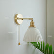 Warm glow wall sconce for hallway